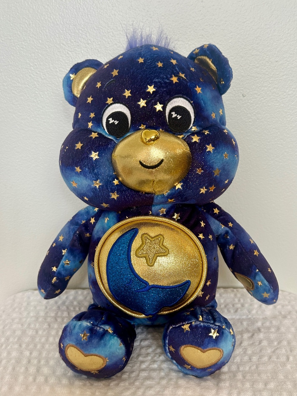 Care Bears 14” Bedtime Bear • Limited Collector’s Edition • Navy & Gold Stars